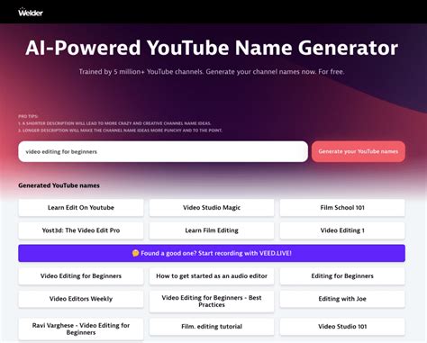 youtube name generator|FREE YouTube Name Generator .